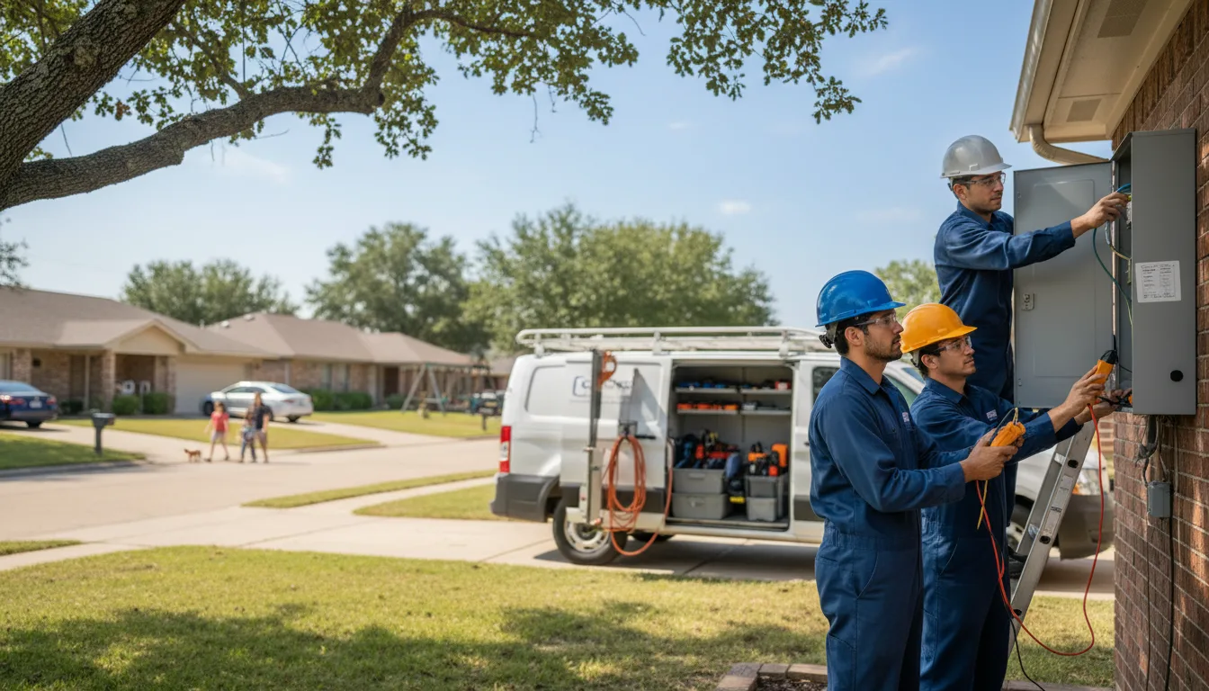 Certified electrician providing emergency electrical services in Oley, PA